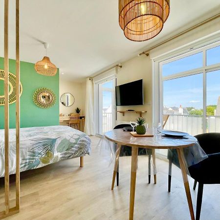 Le Phare Ouest - 80 M De La Mer - Vue Ocean Sur Le Balcon - Entierement Renove - Internet Haut Debit - Nouveau Ploemeur Kültér fotó